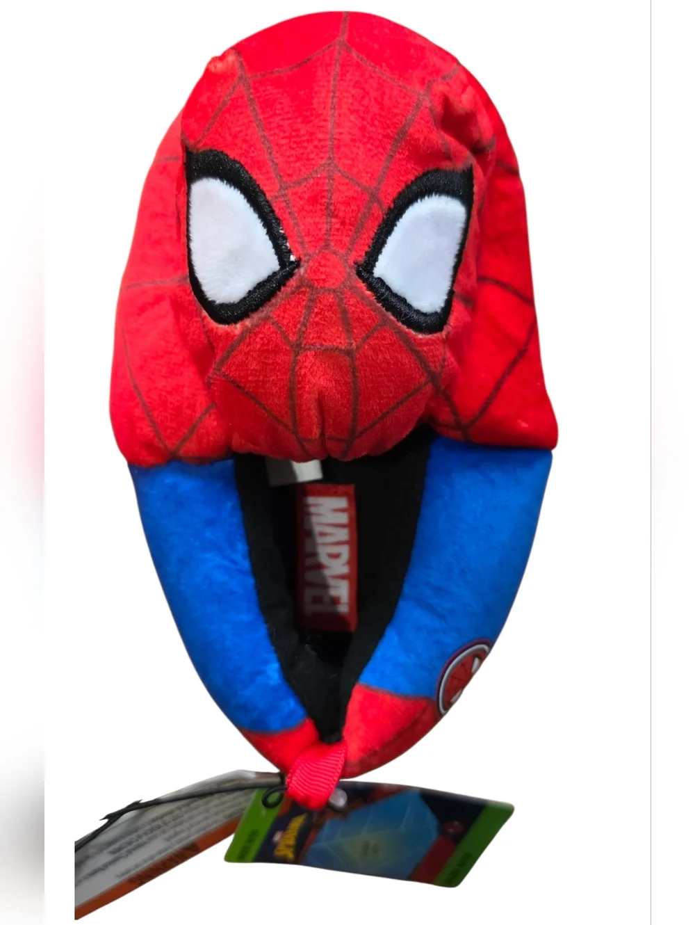 Marvel Spider-Man Light Up Plush Slippers Kids Size 9/10 New - Picture 4 of 7